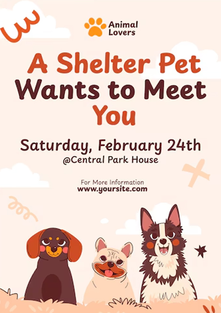 Pet-Shelter-Invitation-Card